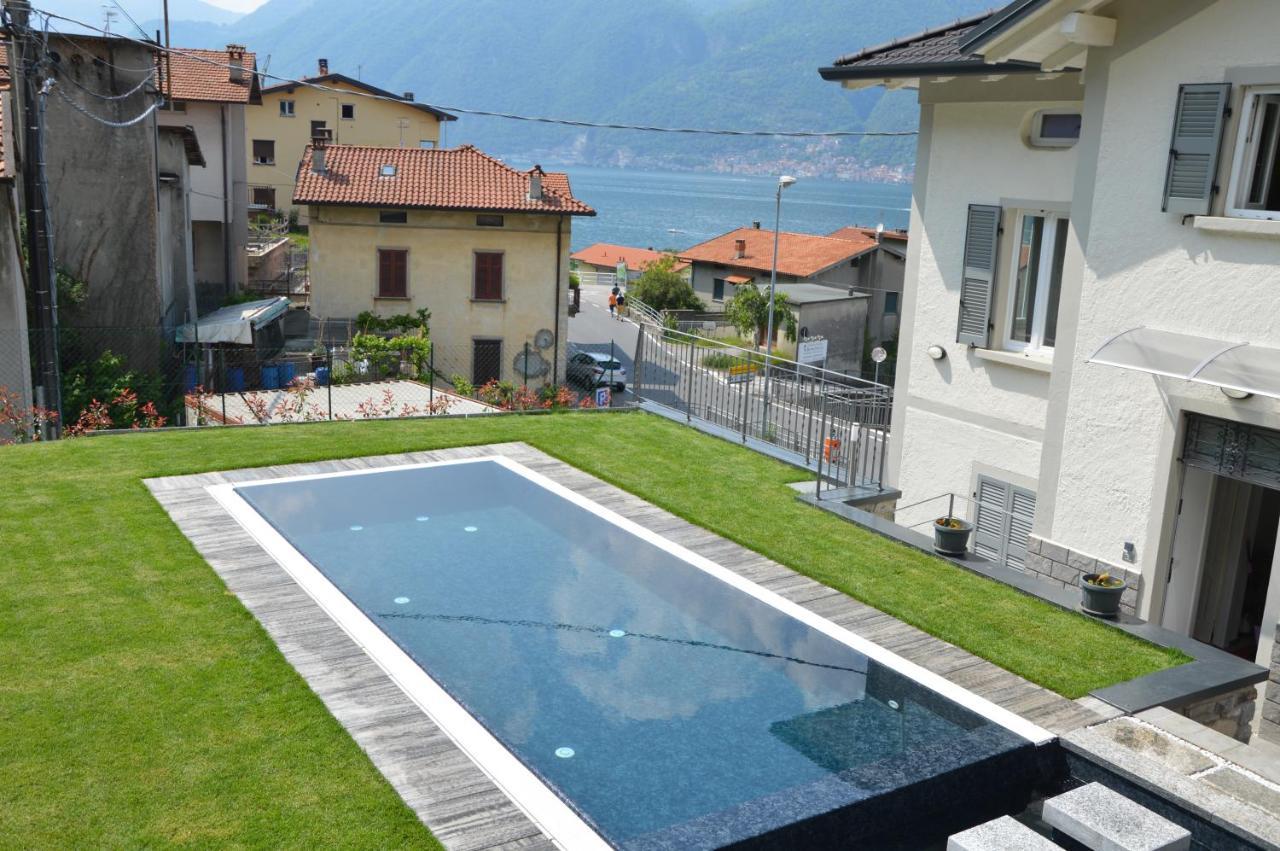 Lescen White Residence - Swimming Pool Lezzeno Eksteriør bilde